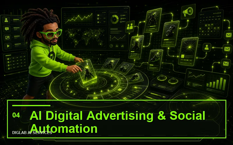 Publicité digitale IA & automatisation sociale